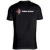 T-Shirt scura Follow The Beat scritta e logo - immagine 2